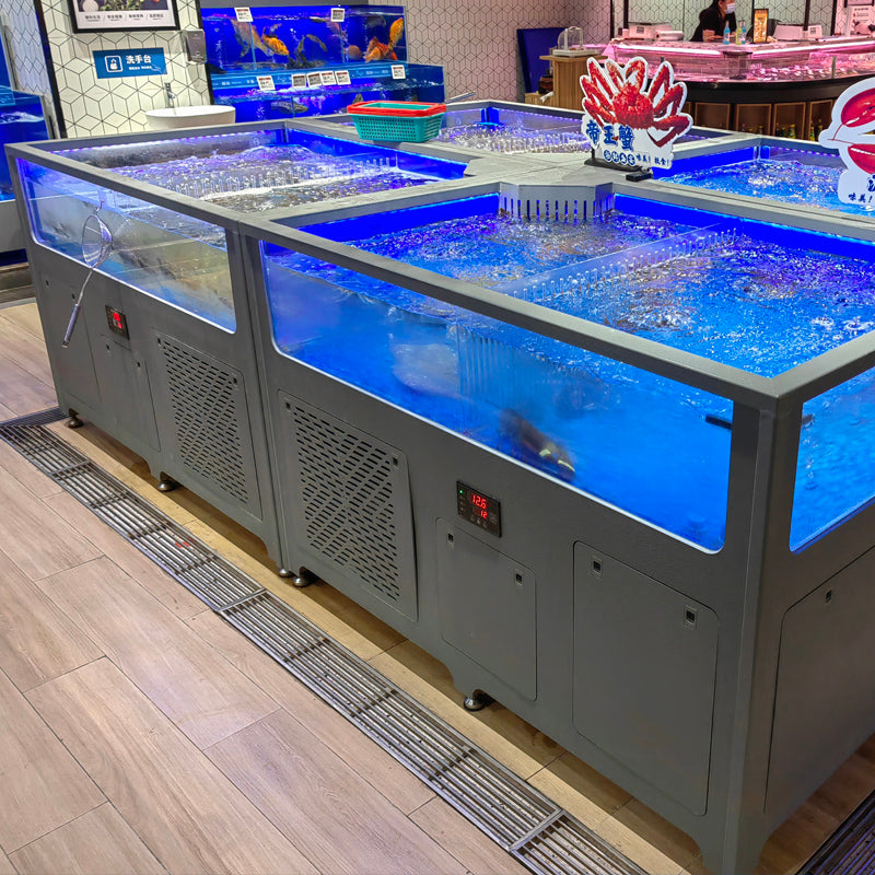 Newest simple supermarket fish tank