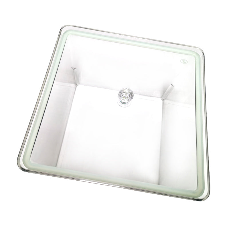 Two siezes Square candy bin PET+Glass