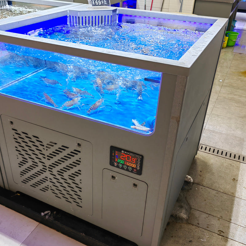 Newest simple supermarket fish tank