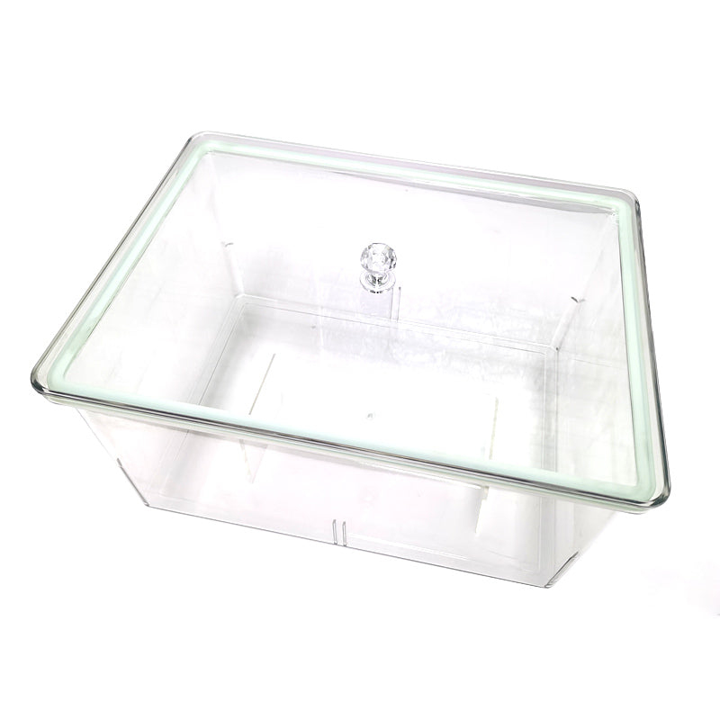 Two siezes Square candy bin PET+Glass