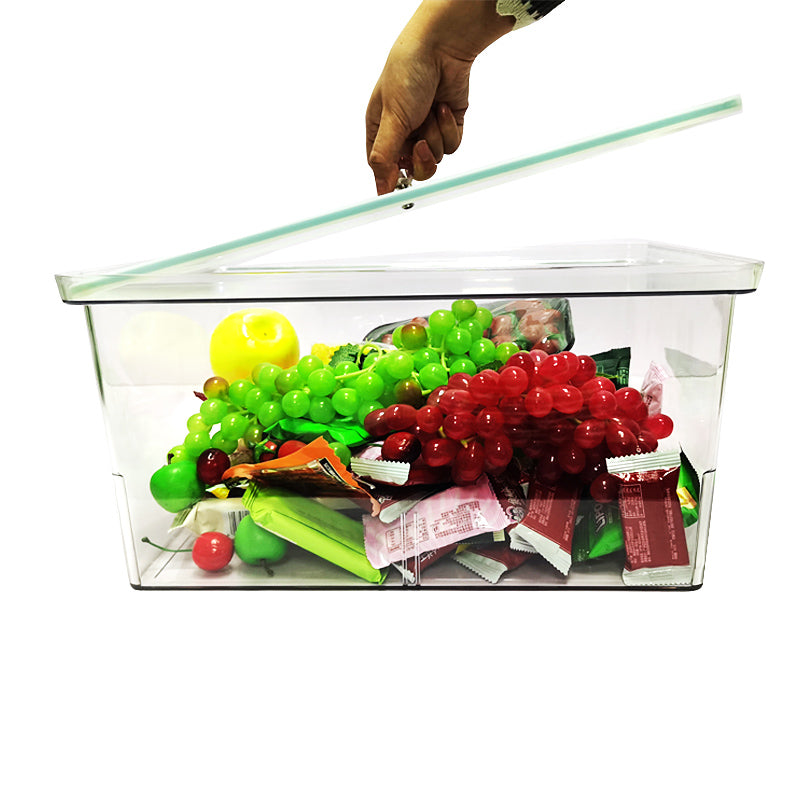 Two siezes Square candy bin PET+Glass