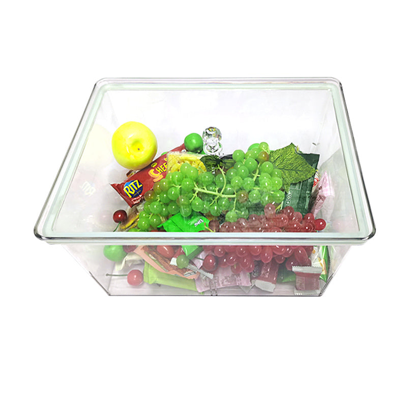 Two siezes Square candy bin PET+Glass