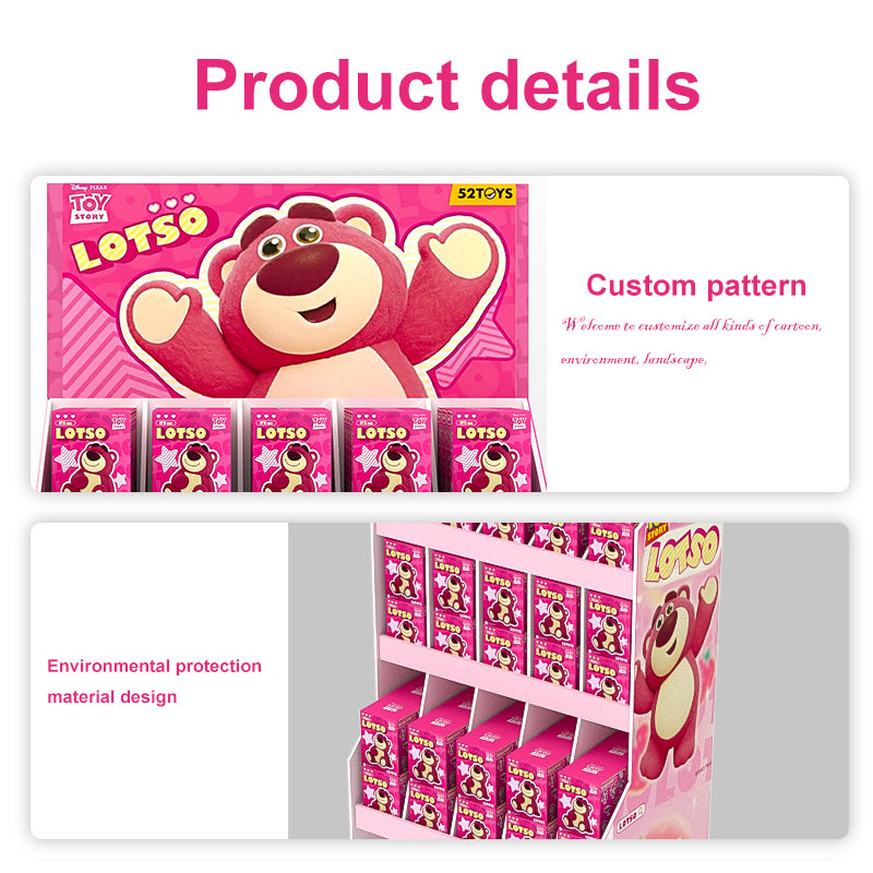 Pink Cute Cartoon corrugated paper rack