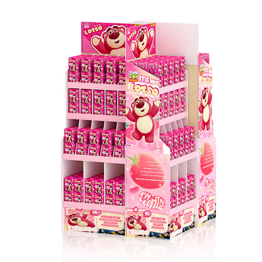 Pink Cute Cartoon corrugated paper rack