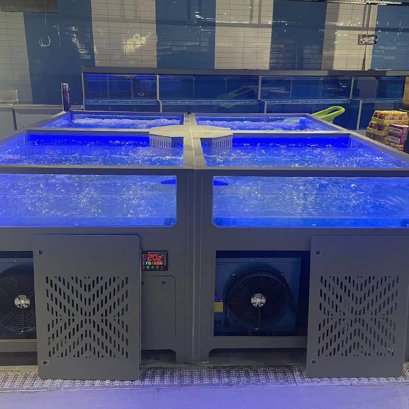 Newest simple supermarket fish tank