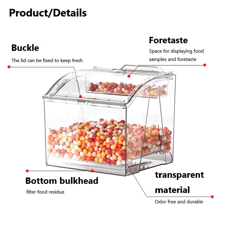Candy Bins Box With Foretaste Unique Special Design Store Supermarket Promotion Price Cheap Customization Transparent Product