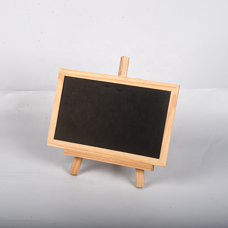 Custom Wooden Stand Small Blackboard Activity Prompt Board household study promotion