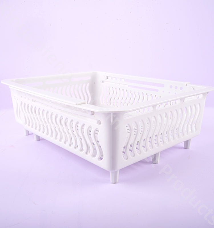 White basket six core advantages environmental protection material supermarket pond hourglass retractable seafood baskets store