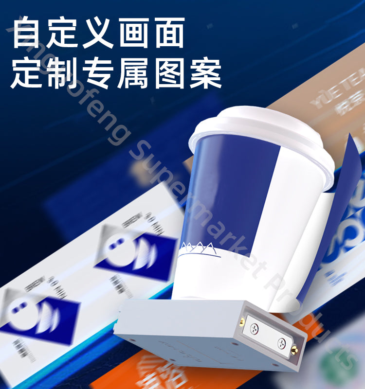 LED Fortune cat with magnetic assembly ABS cashier desk white paint custom mascot number Reception at the counter