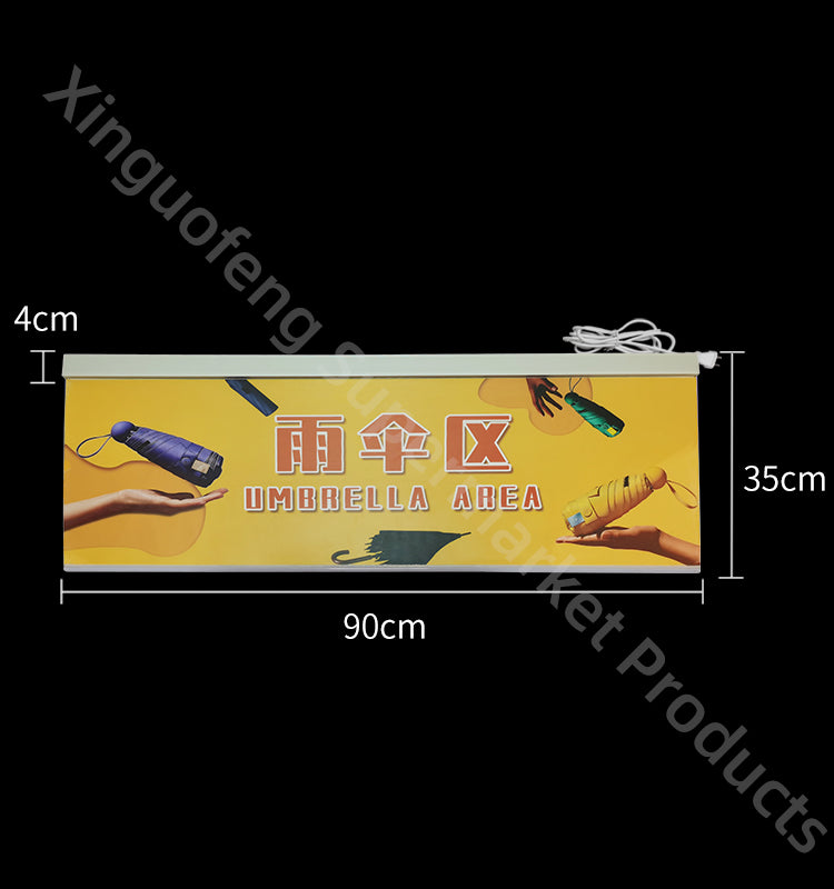 Double-side Advertising Hanging LED Signboard Special Design Convenient High Quality Indoor Customized Display Factory Outlet