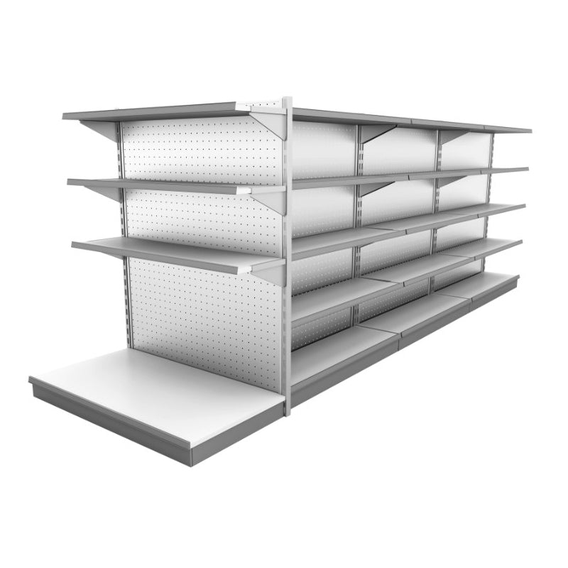 supermarket shelf mall rack Wooden Block Free Standing Corrugated Cardboard Racks Shelves for commodity