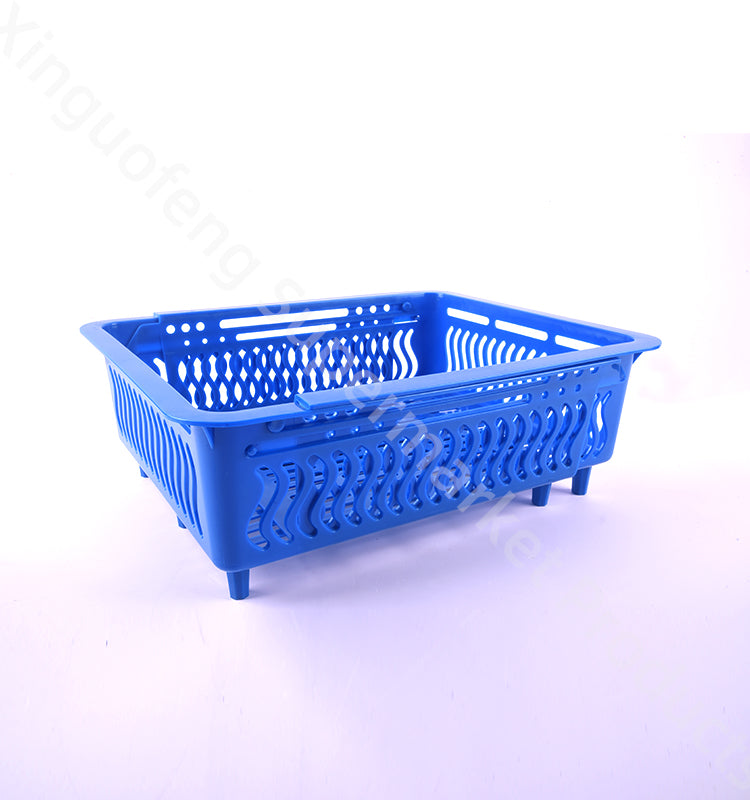 White basket six core advantages environmental protection material supermarket pond hourglass retractable seafood baskets store
