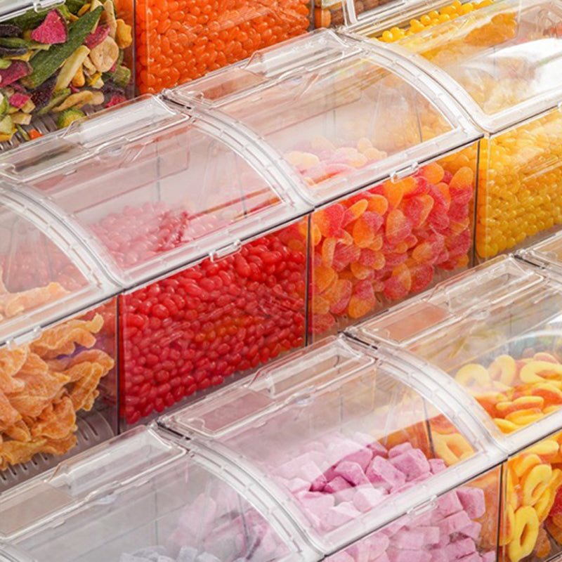 Candy Bins Box With Foretaste Unique Special Design Store Supermarket Promotion Price Cheap Customization Transparent Product