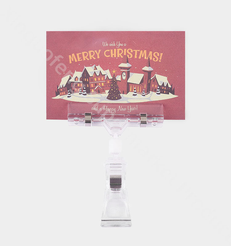 fridge label holder price labeller snack clip protection shelf fruit display in supermarket shelf strip data strip