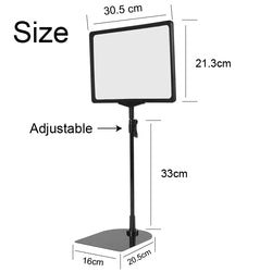 Durable A4 A3 size supermarket frame board free standing display rack extendable stand promotion sales for poster paper