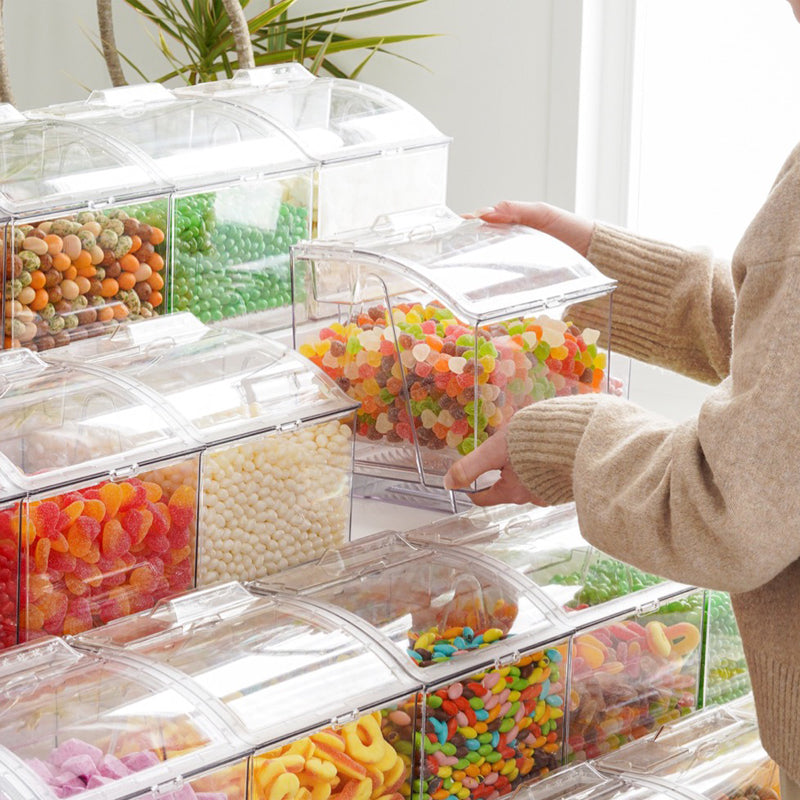Candy Bins Box With Foretaste Unique Special Design Store Supermarket Promotion Price Cheap Customization Transparent Product