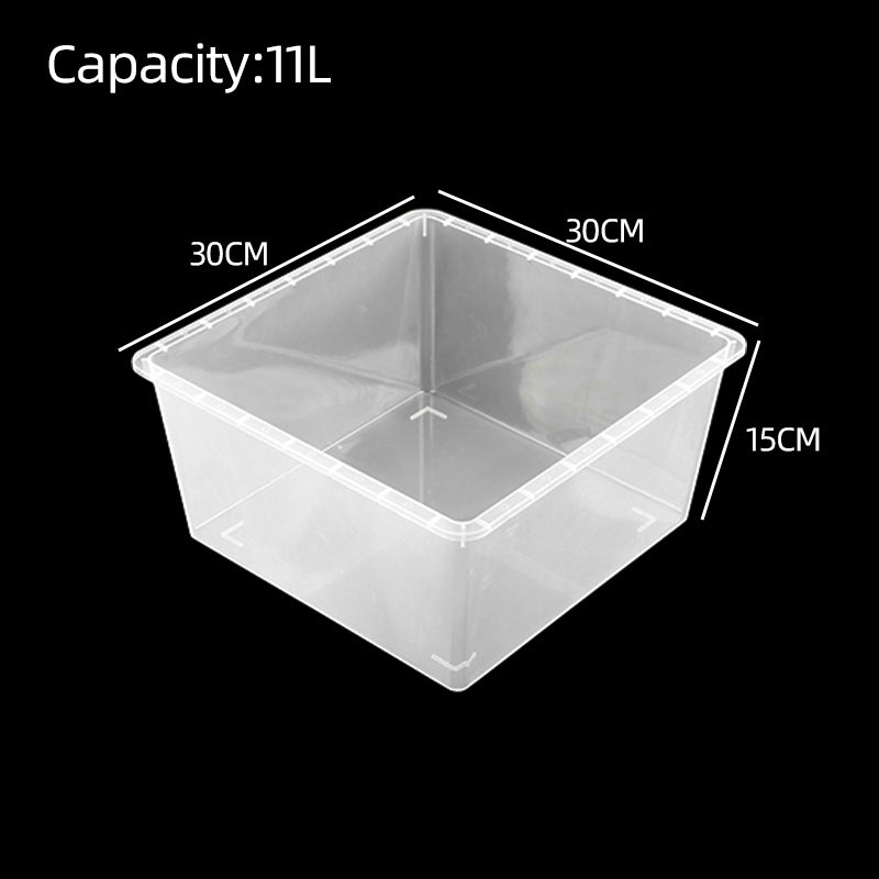 supermarket acrylic candy box transparent 10L to 20L square circle shaped boxes mall storage snack gaine