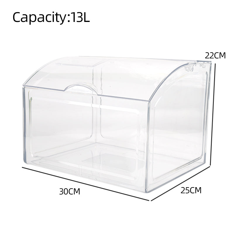 supermarket acrylic candy box transparent 10L to 20L square circle shaped boxes mall storage snack gaine