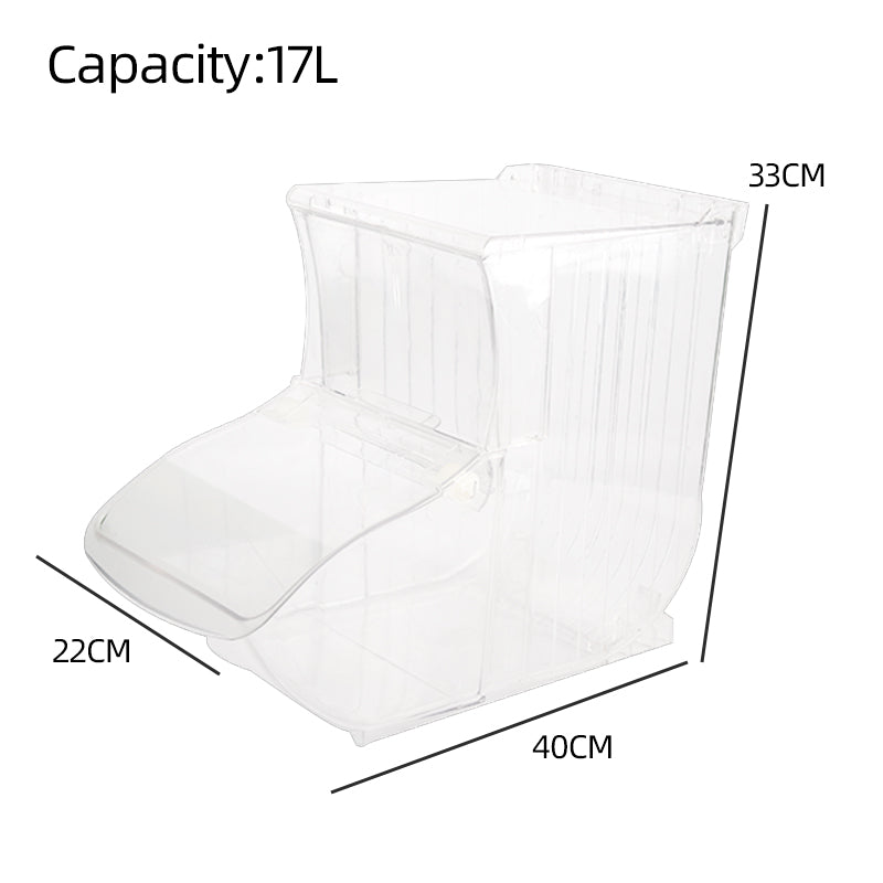 supermarket acrylic candy box transparent 10L to 20L square circle shaped boxes mall storage snack gaine