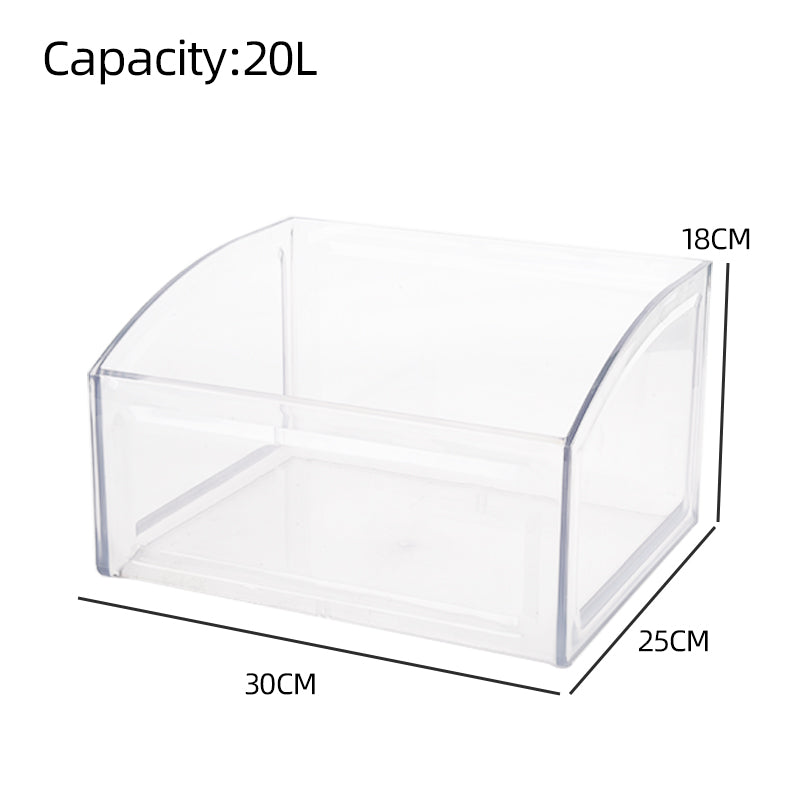 supermarket acrylic candy box transparent 10L to 20L square circle shaped boxes mall storage snack gaine