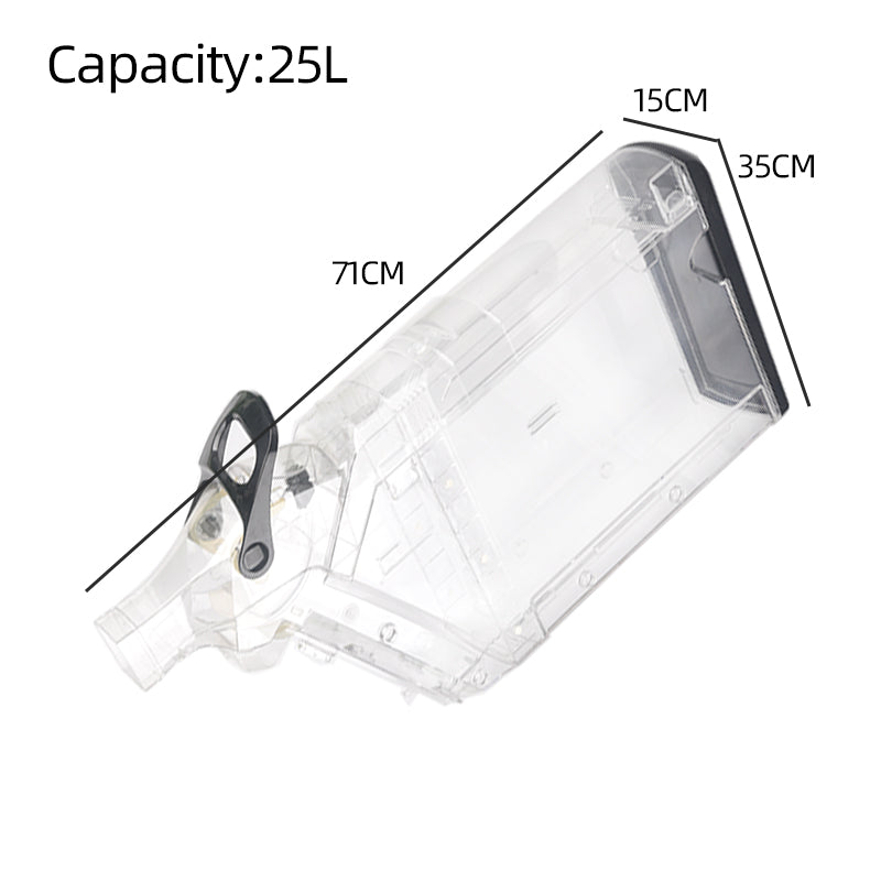 supermarket acrylic candy box transparent 10L to 20L square circle shaped boxes mall storage snack gaine
