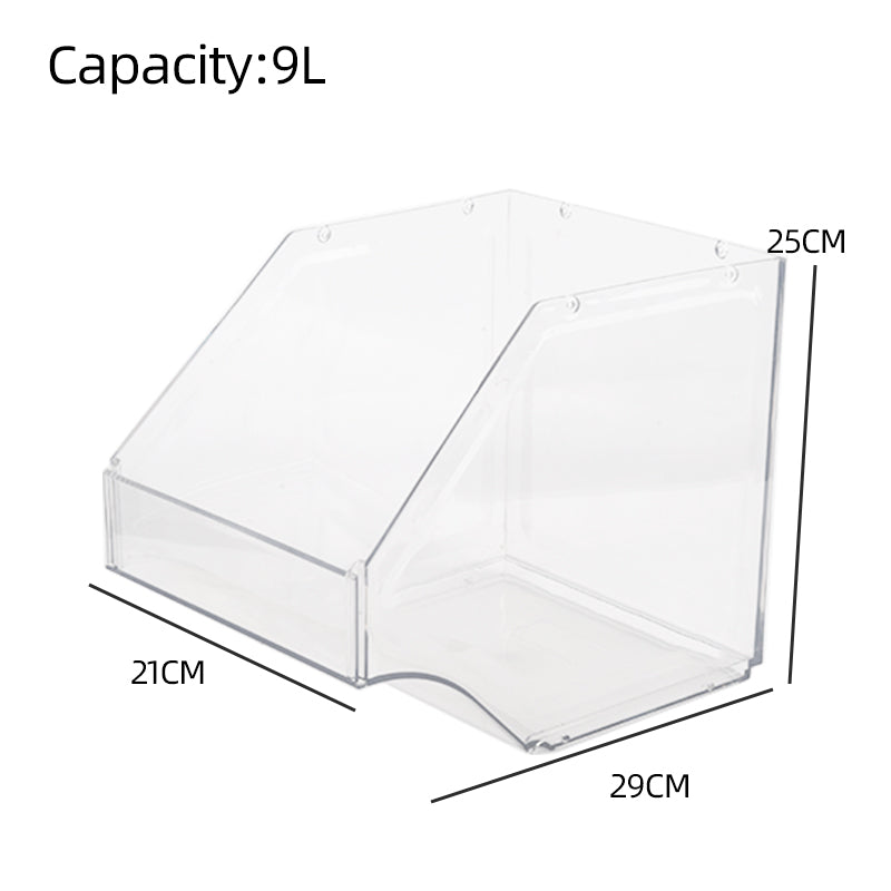 supermarket acrylic candy box transparent 10L to 20L square circle shaped boxes mall storage snack gaine