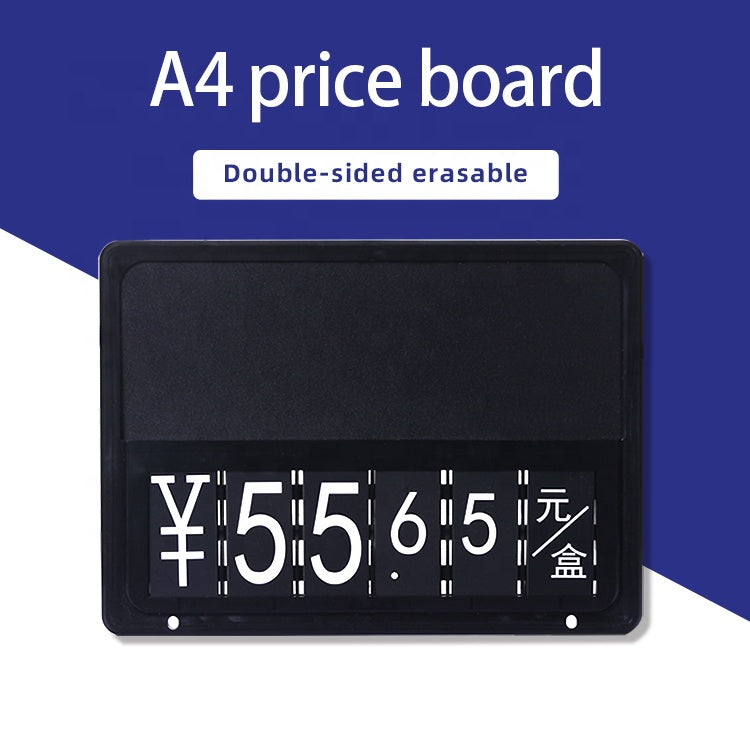 Erasable Free Hook Expandable Shelf multi- Function Double-sided Fruit and Vegetable Price Display