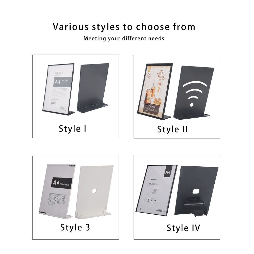 Factory Direct Sale Large Quantity Preferential Can Be Customized In Bulk L-shaped Display Table Label