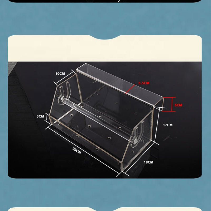 Promotional Supermarket Acrylic Hanging Bracket Continuous Roll Bag Holder