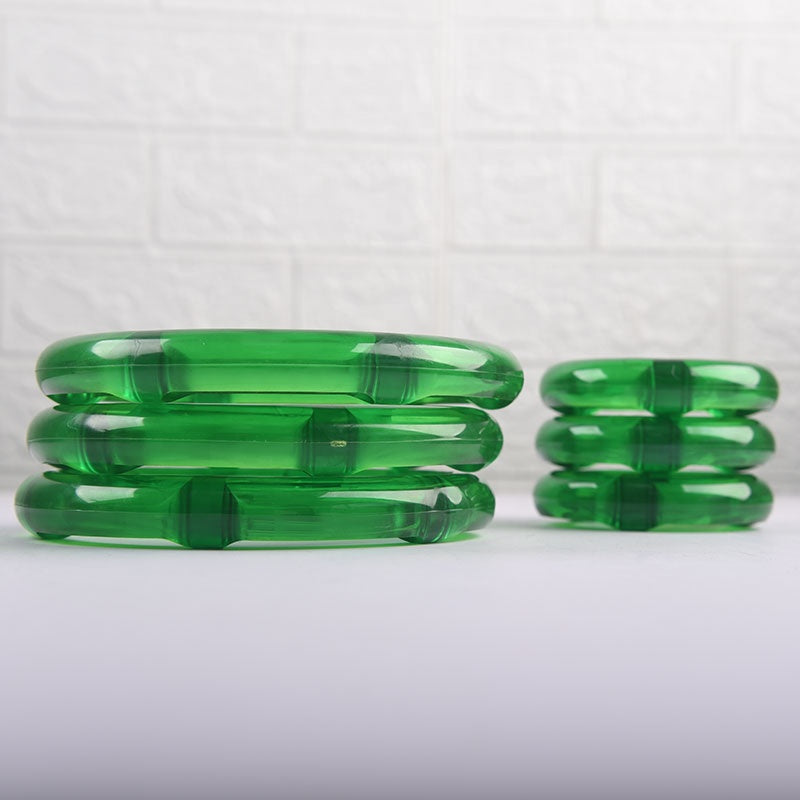 Hot Sell Green Plant Decoration Soft Anti-slip Ring Size Chart For Supermarket