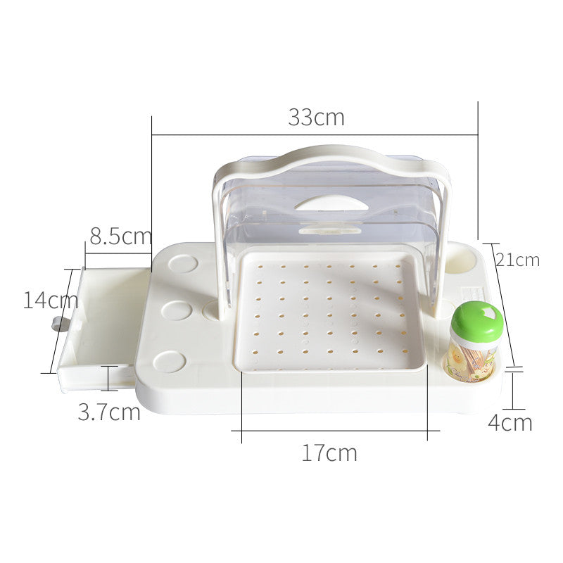 33*21*24 ABS Bread,Cake,Fruit and Vegetables Sample Tray with Draw