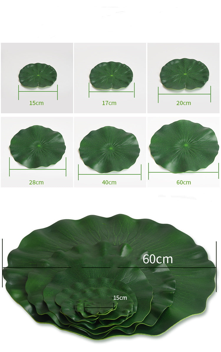 17cm High quality for goods decoration Artificial Simulation Decorative lotus leaf