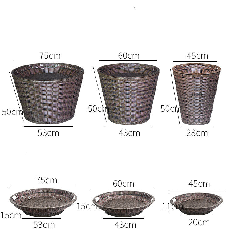 75 50 43 Ole supermarket display Fruit and Vegetable display resin basket