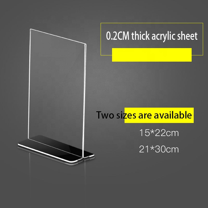 Custom Waterproof Supermarket Commodity Single Layer Without holes Acrylic Display Plate