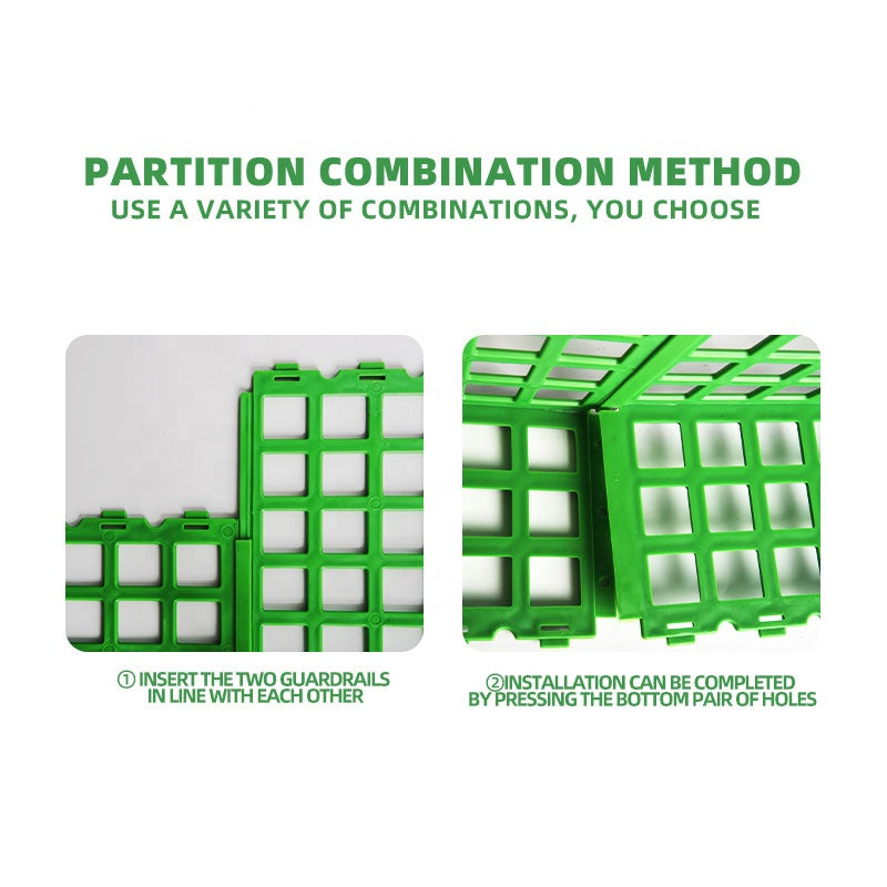 Custom Grass Hedge Plastic Partition Boxwood Green Plant Decoration Supermarket Guardrail