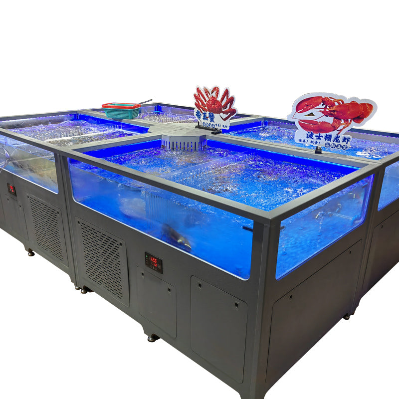 Supermarket fresh fish tank