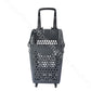 shopping cart large capacity multifunction PP Rubber wheel 2.8kg PP raw material tall shaped design colorful handles carts