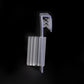 l shaped supermarket shelves buckle clip to panel PP material transparent supermarket store mall