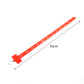 Orange 66cm 7.5cm Strip chips snack hanger PP 12 Hooks pop colorful Hangers Retail Clip Strips For Retailing shop