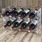 OEM wine cabinet acrylic stand armadio glass display cabinets Ein alec wein clear advanced design Alec armadio