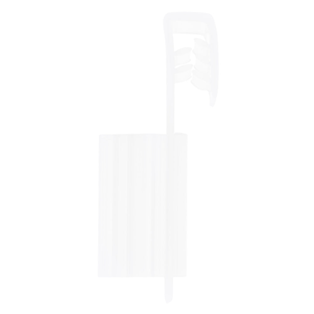 l shaped supermarket shelves buckle clip to panel PP material transparent supermarket store mall