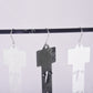 Orange 66cm 7.5cm Strip chips snack hanger PP 12 Hooks pop colorful Hangers Retail Clip Strips For Retailing shop