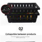 Green display case Fresh Box Turnover Packaging Crate display cabinet For Fruit Vegetable Turnover Crates