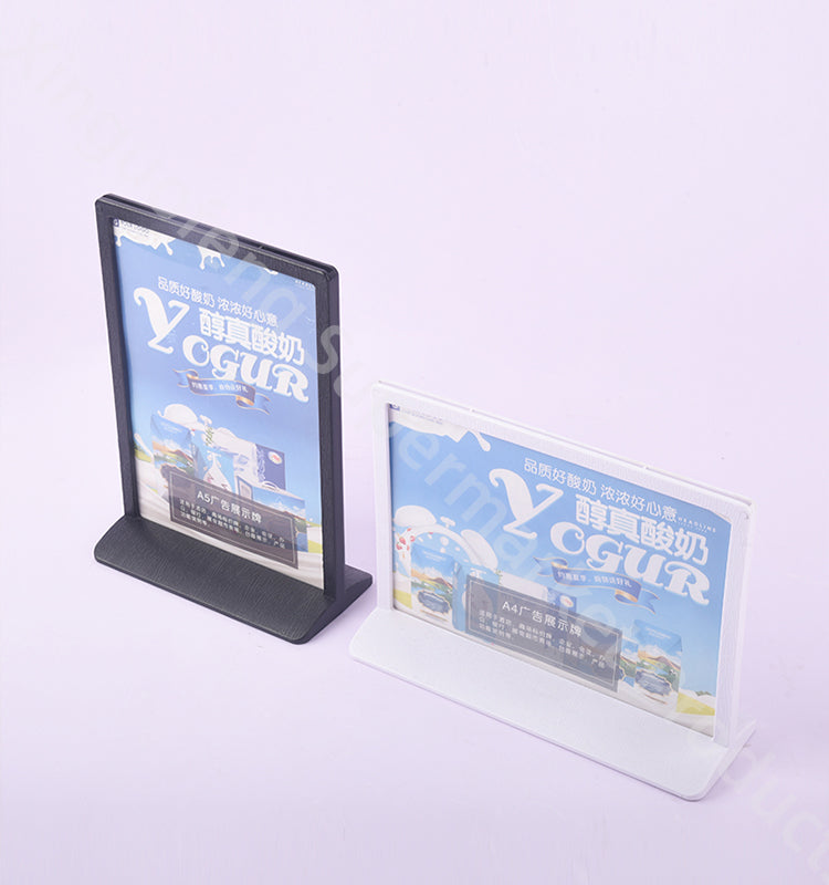 Desktop advertising board coffee cafe milk tea shop A4 A5 A6 customization white black sign Das ist eine anzeigetafel