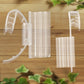 l shaped supermarket shelves buckle clip to panel PP material transparent supermarket store mall