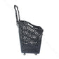 shopping cart large capacity multifunction PP Rubber wheel 2.8kg PP raw material tall shaped design colorful handles carts