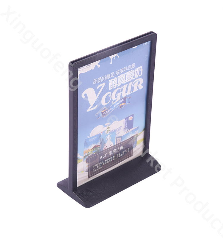 Desktop advertising board coffee cafe milk tea shop A4 A5 A6 customization white black sign Das ist eine anzeigetafel