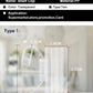 l shaped supermarket shelves buckle clip to panel PP material transparent supermarket store mall