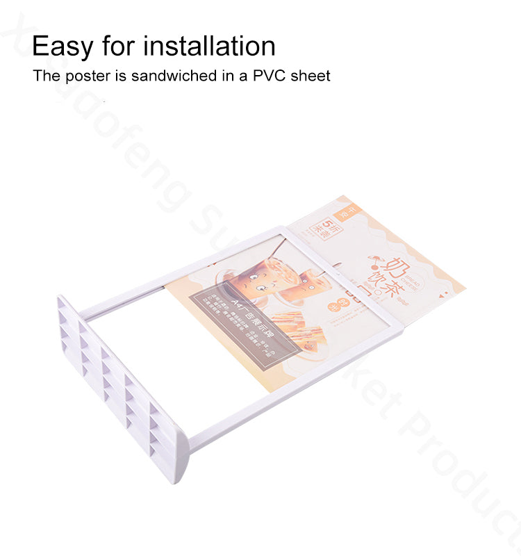 Desktop advertising board coffee cafe milk tea shop A4 A5 A6 customization white black sign Das ist eine anzeigetafel