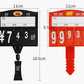 PVC ABS Plastic Waterproof Supermarket Digital Price display Board with Clip